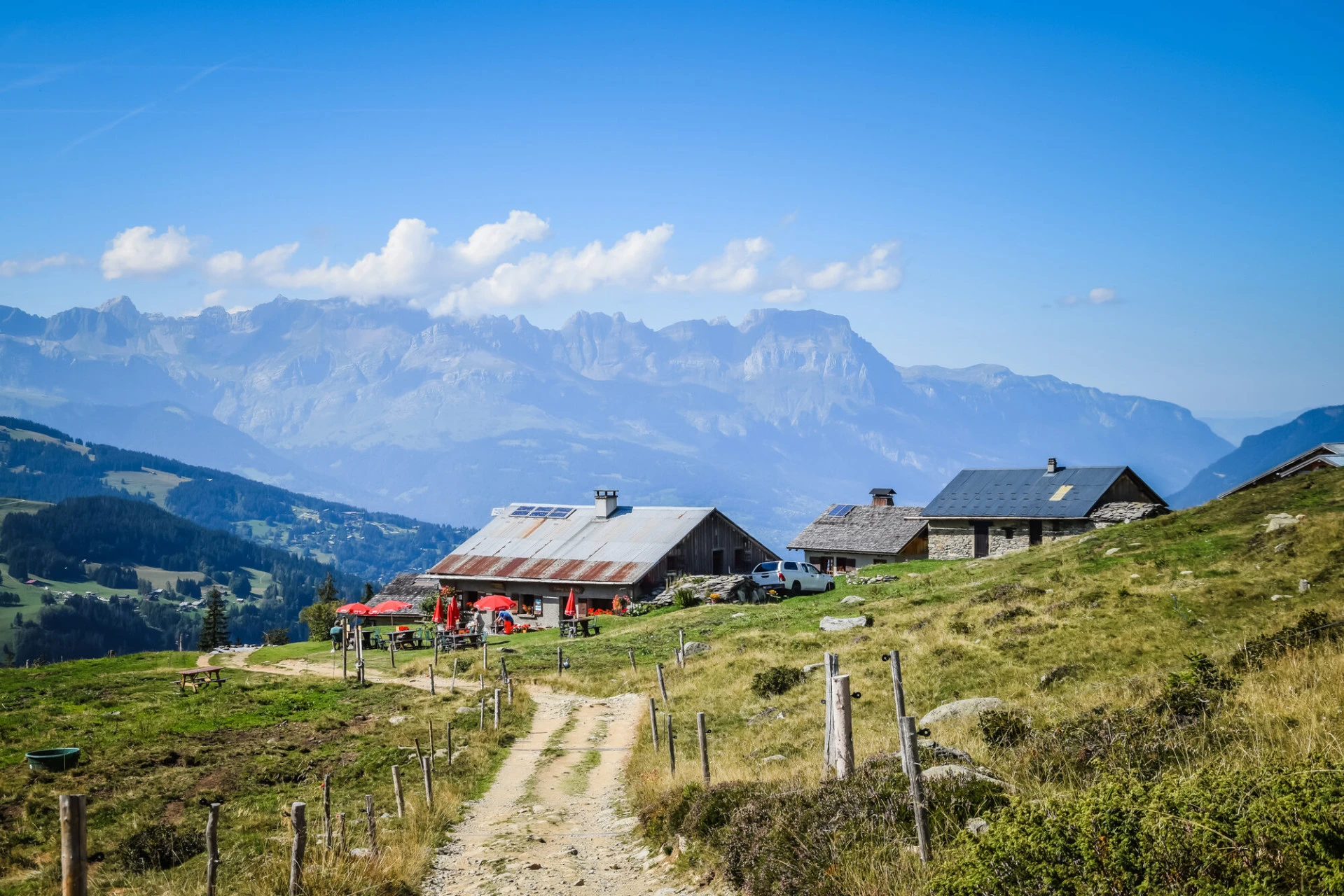 Auberge du Truc på Truc-plateauet, Val Montjoie