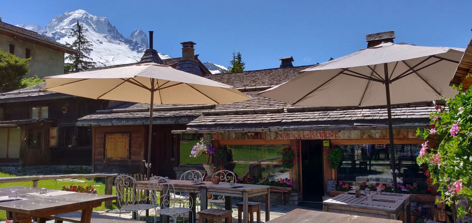 Auberge la Boërne i Tré-le-Champ, ved foden af stigerne