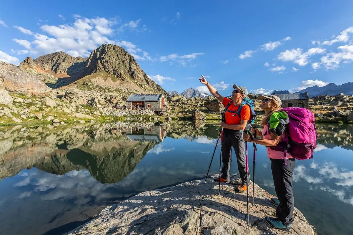 Vallonpierre Refuge og Sø - Foto: Thibaut Blais, Écrins Nationalpark