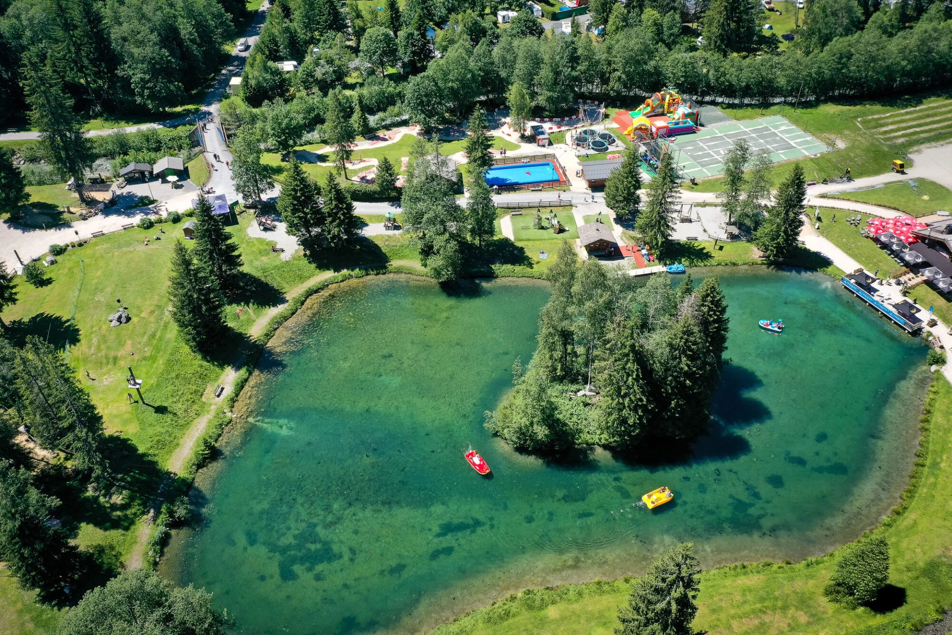 Gîte le Pontet i Les Contamines, start mod Notre-Dame-de-la-Gorge