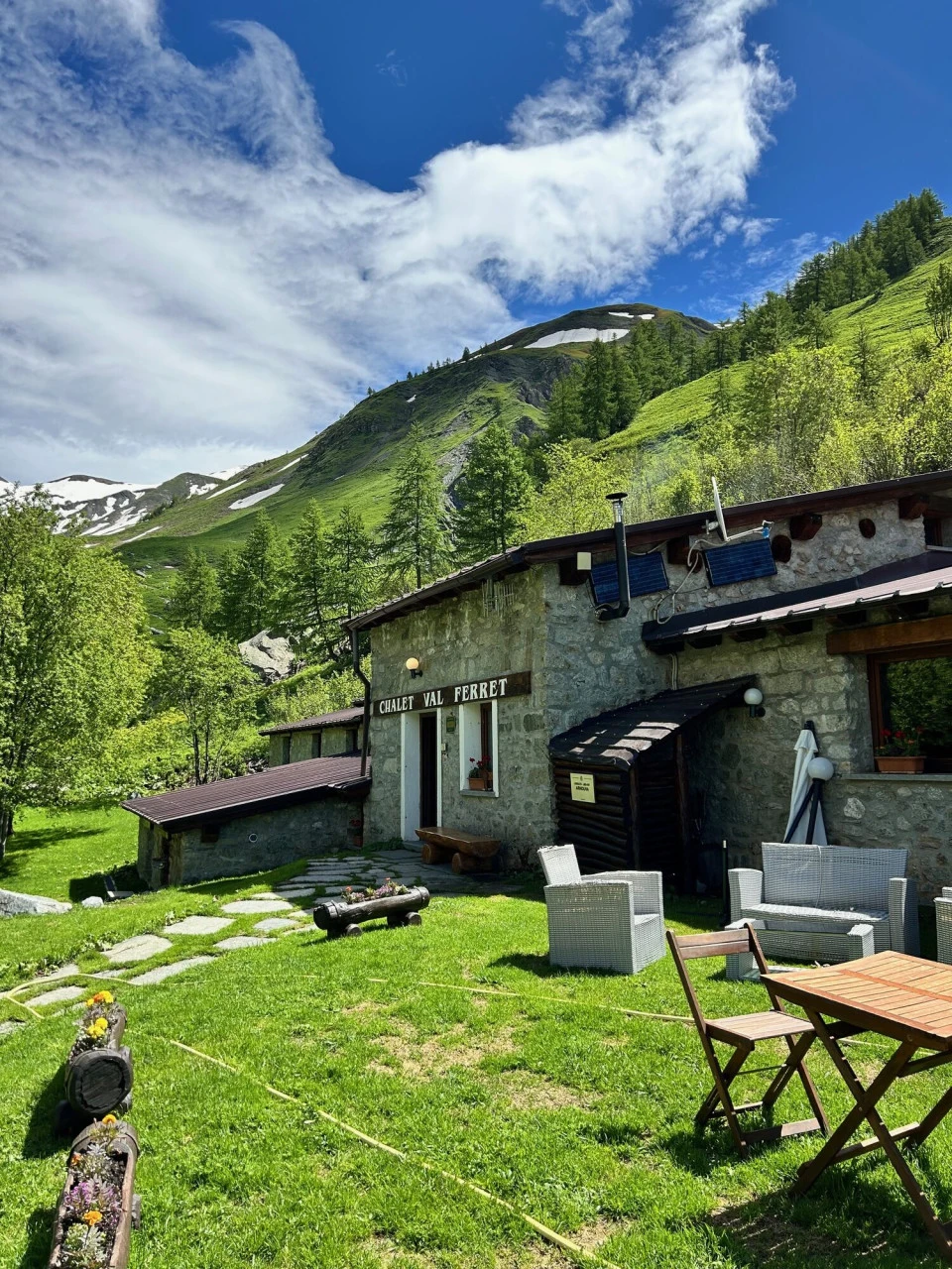 Hôtel Lavachey i den italienske Val Ferret