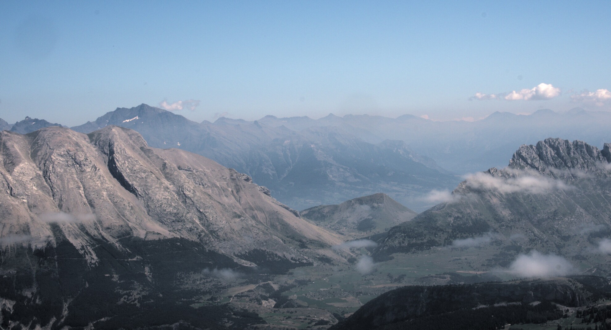 Panorama fra Rocher Rond i Devoluy
