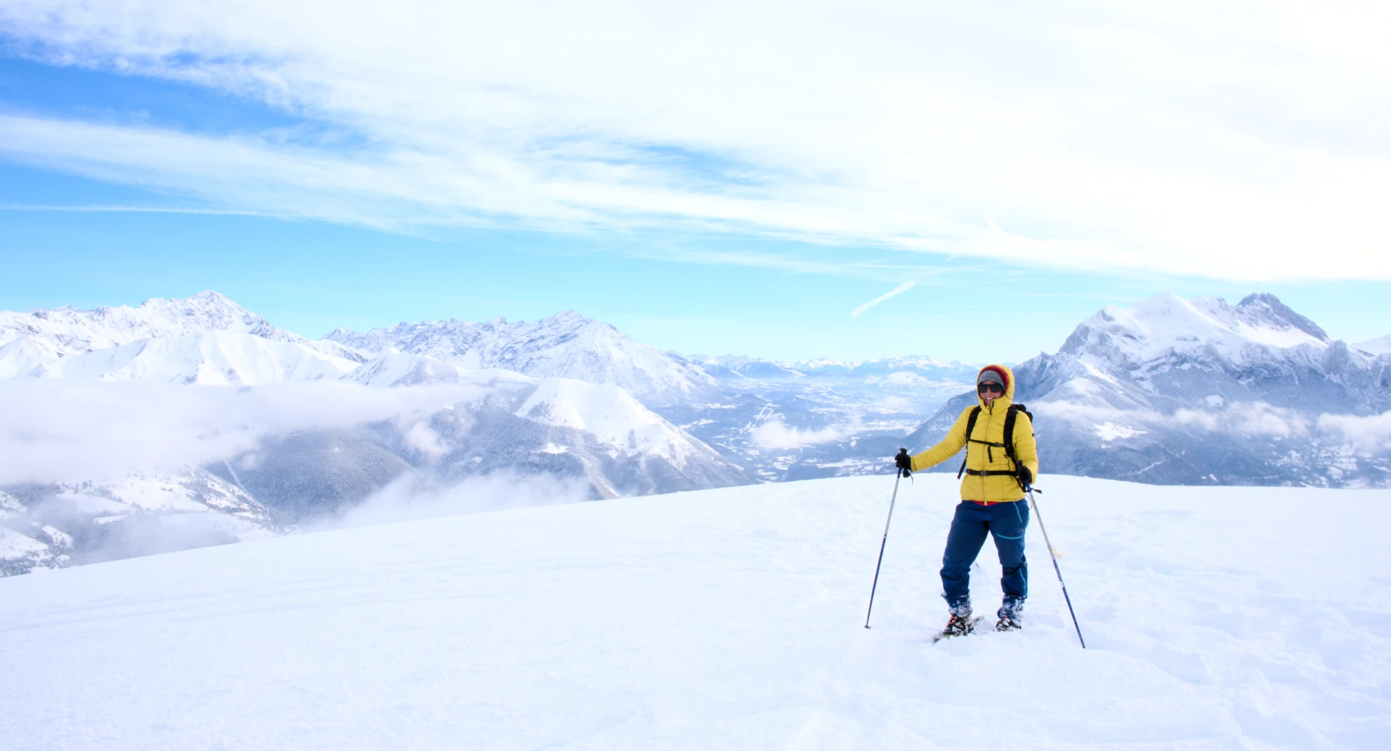 Sneskovandring i Champsaur