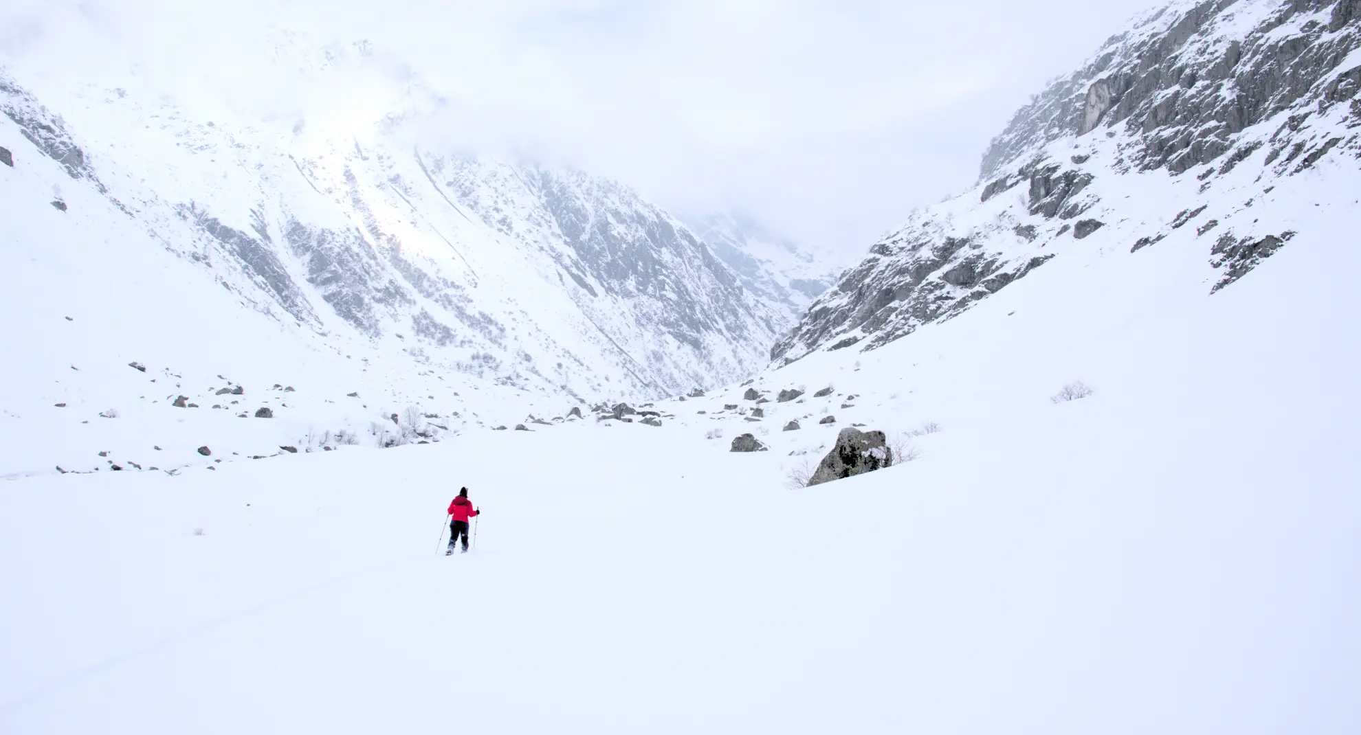 Sneskovandering i Écrins
